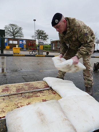 The army can be called in when flooding gets extremely serious