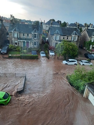 The Met Office is warning of the risk of severe flooding
