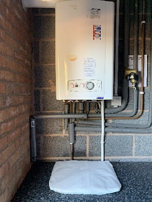 Boilers can often spring a leak. Best be prepared with a FloodSax