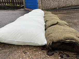 FloodSax alternative sandbags are way better than old-style sandbags